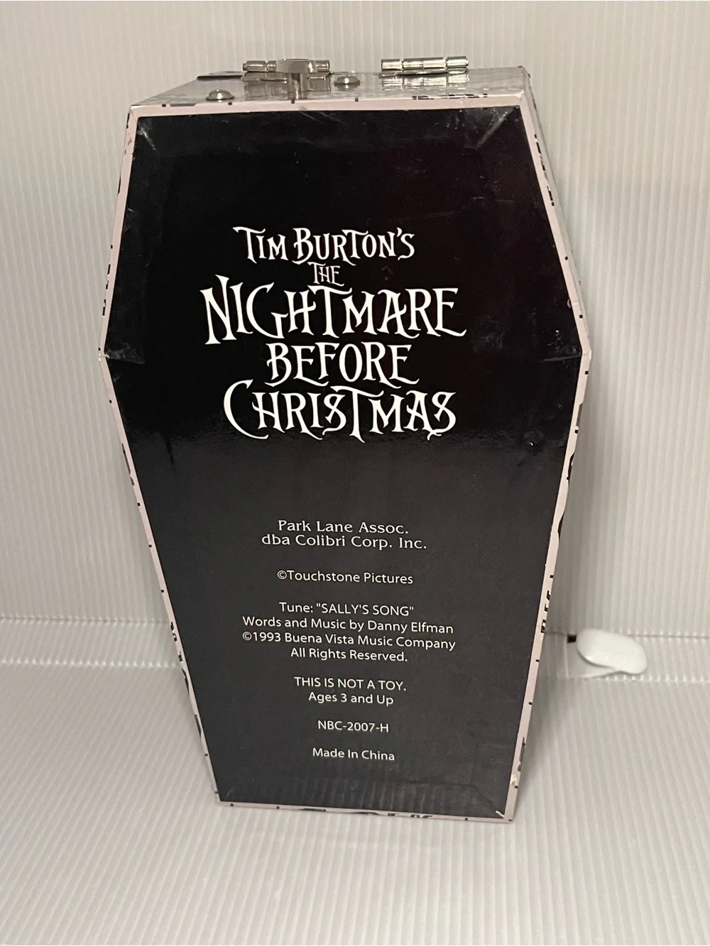 10th Anniversary Nightmare Before Christmas SALLY Musical Jewelry Box Disney